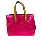 Louis Vuitton | Hot Pink Vernis Patent Monogram Tote Bag – Mini Top Handle Glossy Satchel (Pristine Condition)