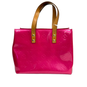 Louis Vuitton | Hot Pink Vernis Patent Monogram Tote Bag – Mini Top Handle Glossy Satchel (Pristine Condition)