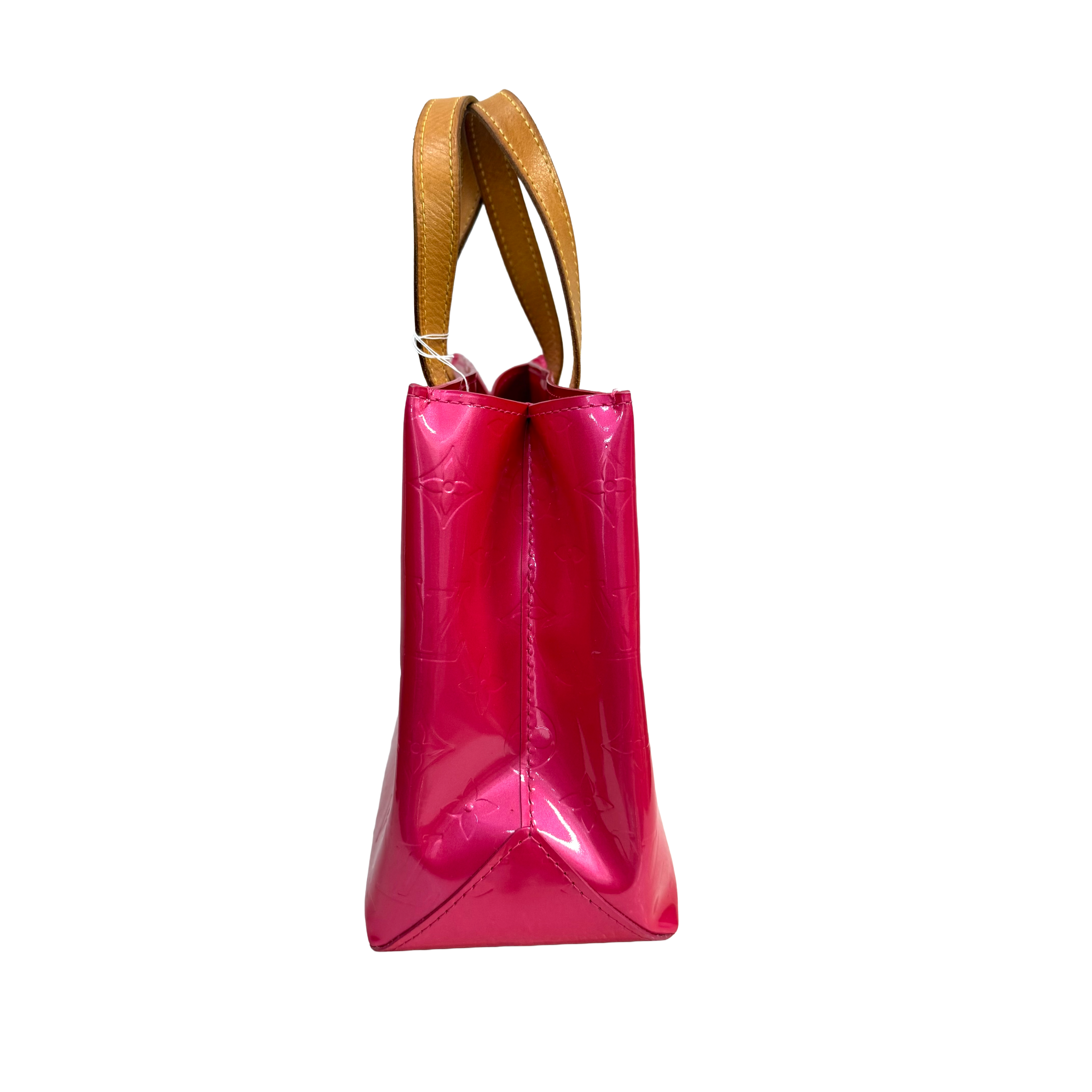 Louis Vuitton | Hot Pink Vernis Patent Monogram Tote Bag – Mini Top Handle Glossy Satchel (Pristine Condition)