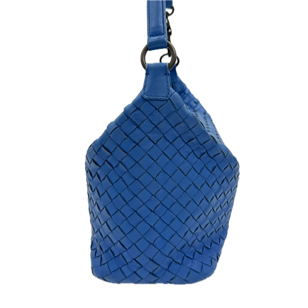 Bottega Veneta | Intrecciato Shoulder Bag | Leather | Gunmetal Hardware