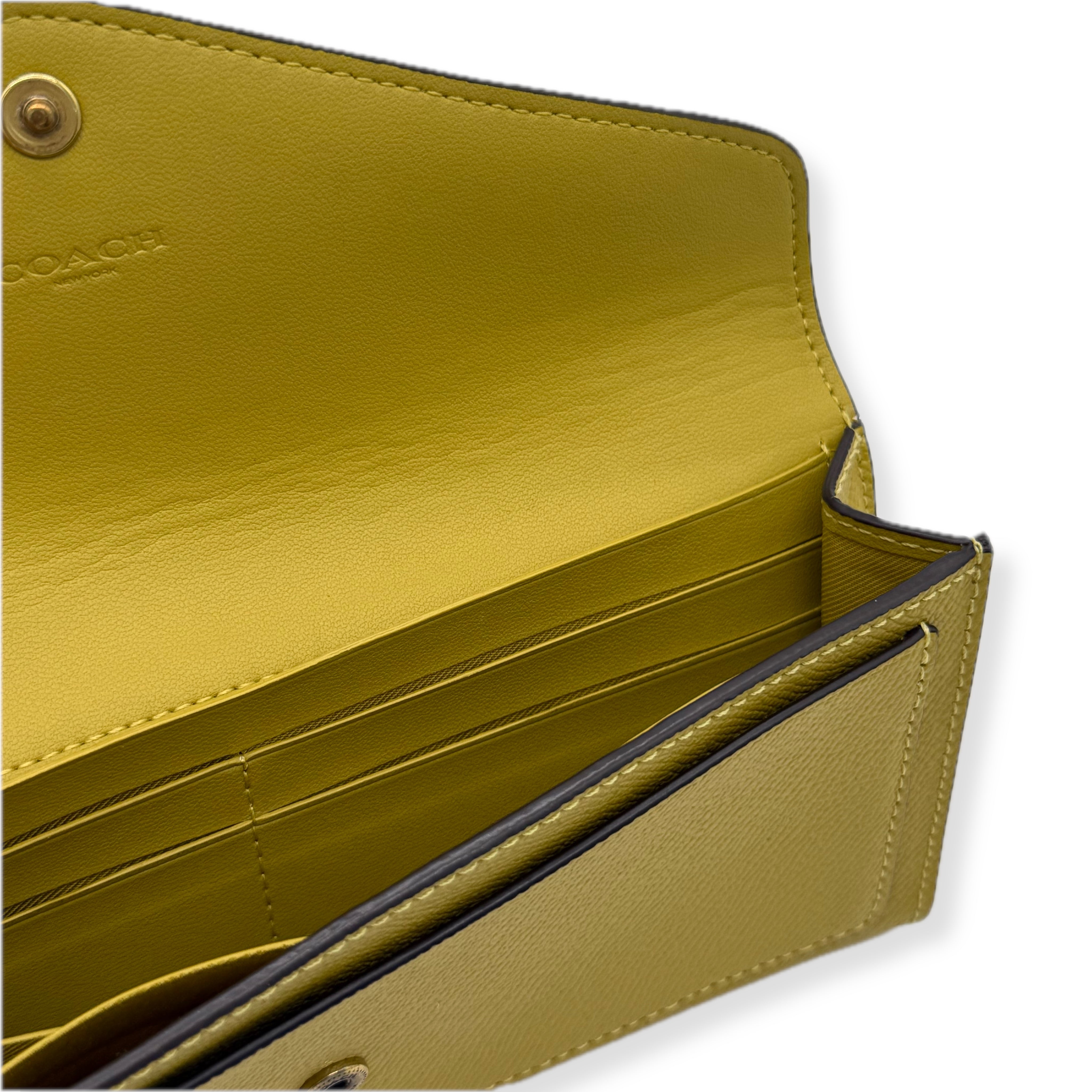 Coach | Wyn Soft Long Wallet | Leather | Gold Hardware