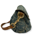 Louis Vuitton | Small Monogram Shoulder Bag | Denim | Gold Hardware