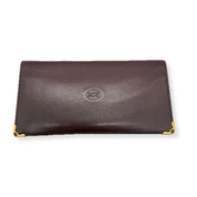 Cartier | Bi Fold Wallet | Gold Hardware