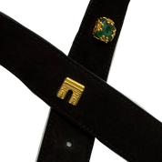 Celine | Arc De Triomphe | Suede | Gold Hardware