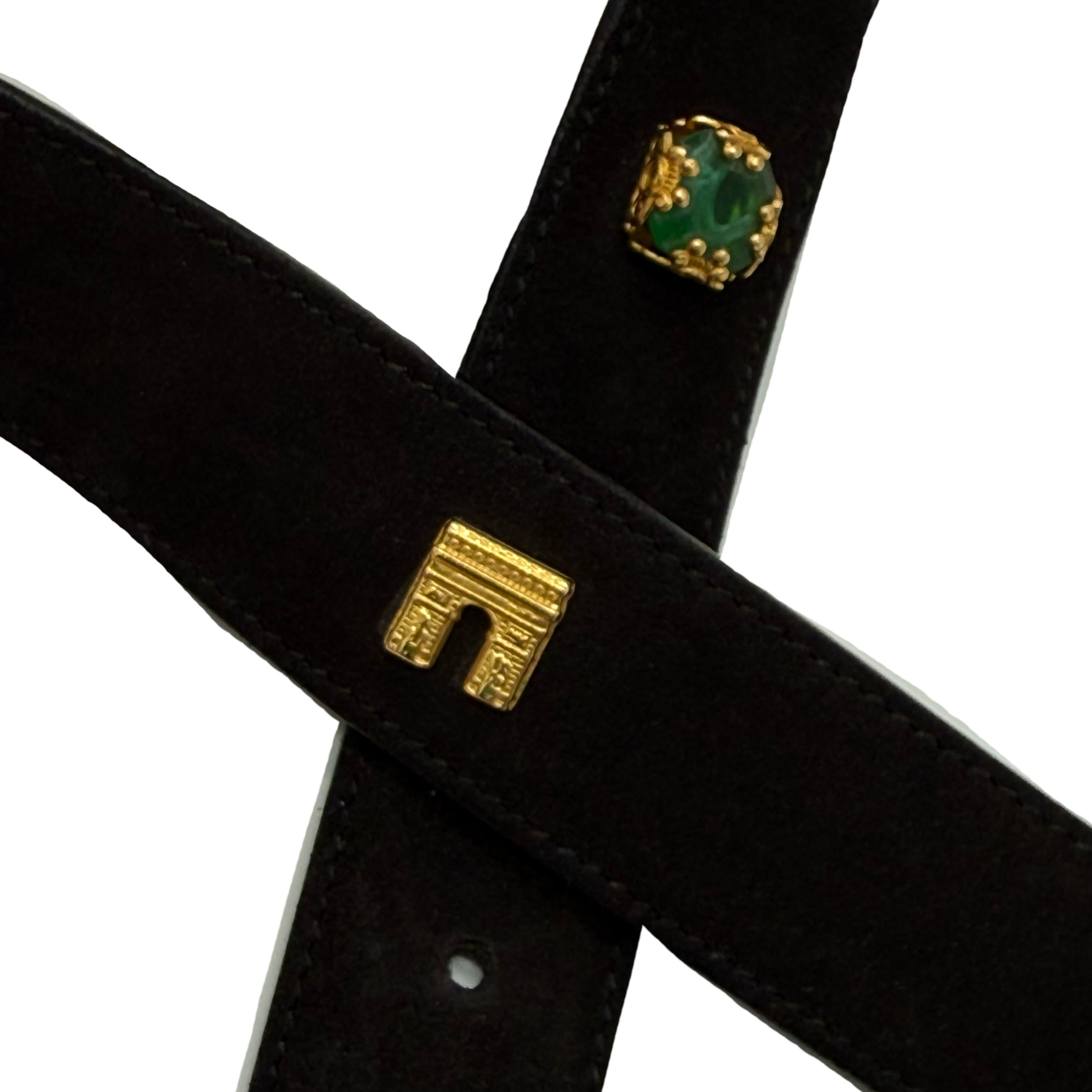 Celine | Arc De Triomphe | Suede | Gold Hardware