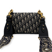 Dior | Navy Monogram Dioraddict | Canvas | Gold Hardware