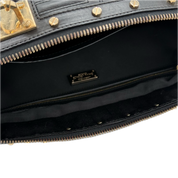 Versace | Greca Satchel Handbag | Nappa Leather |Gold Hardware