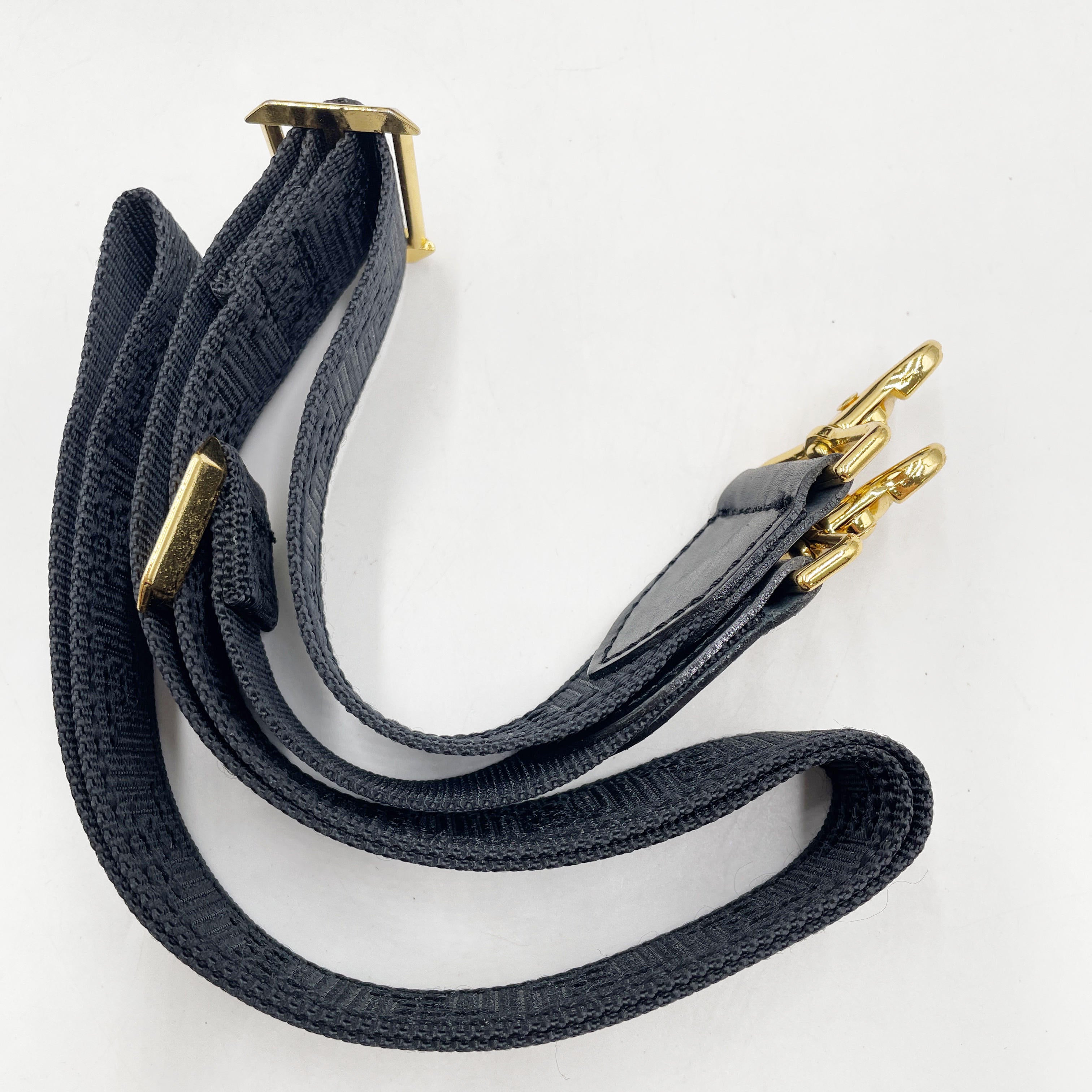 Gianni Versace Travel Duffel 50cm | Black Embossed Leather | Gold Hardware