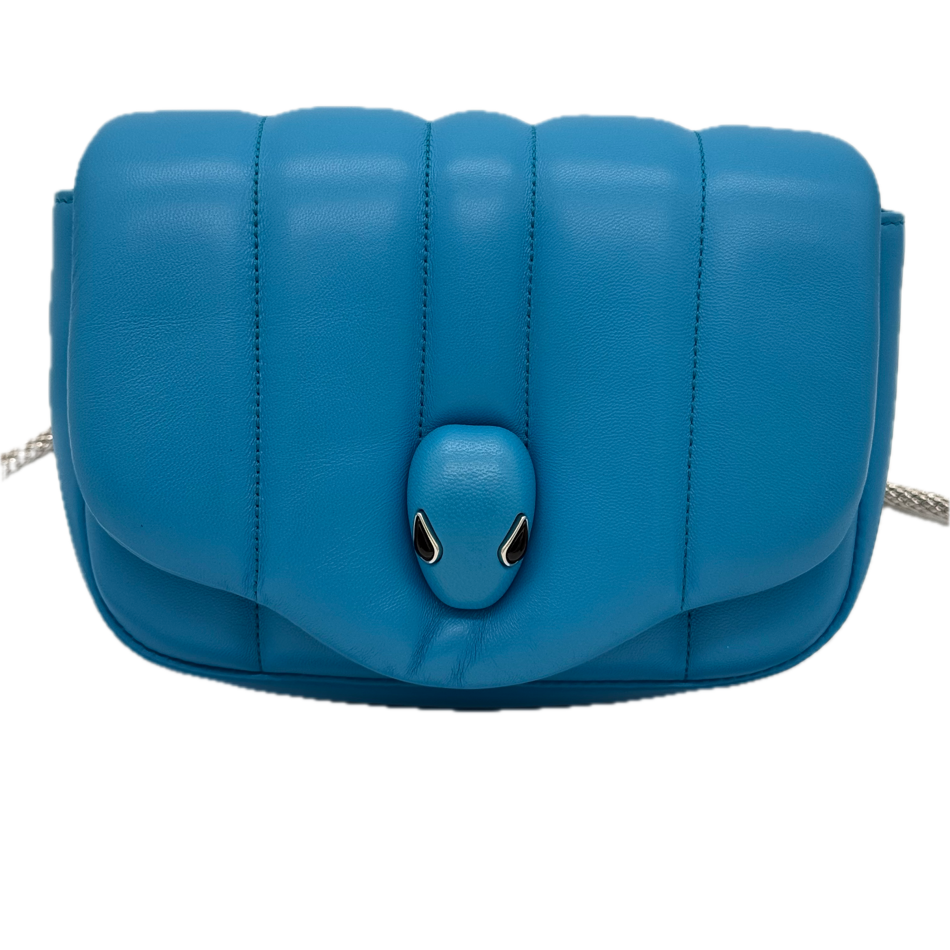Bvlgari | Serpenti Quilted Bag | Leather | Silver Hardware