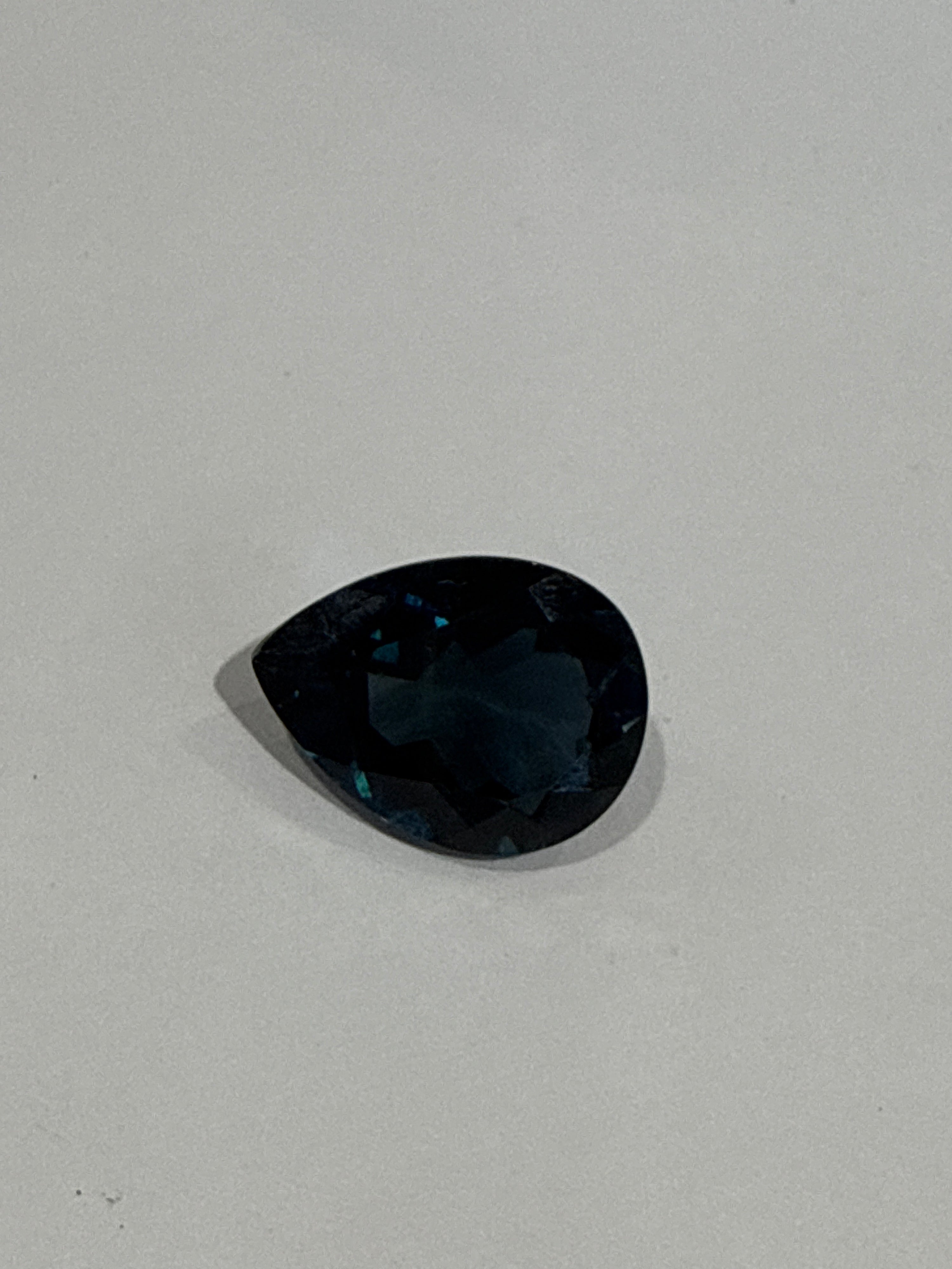 London blue topaz pear