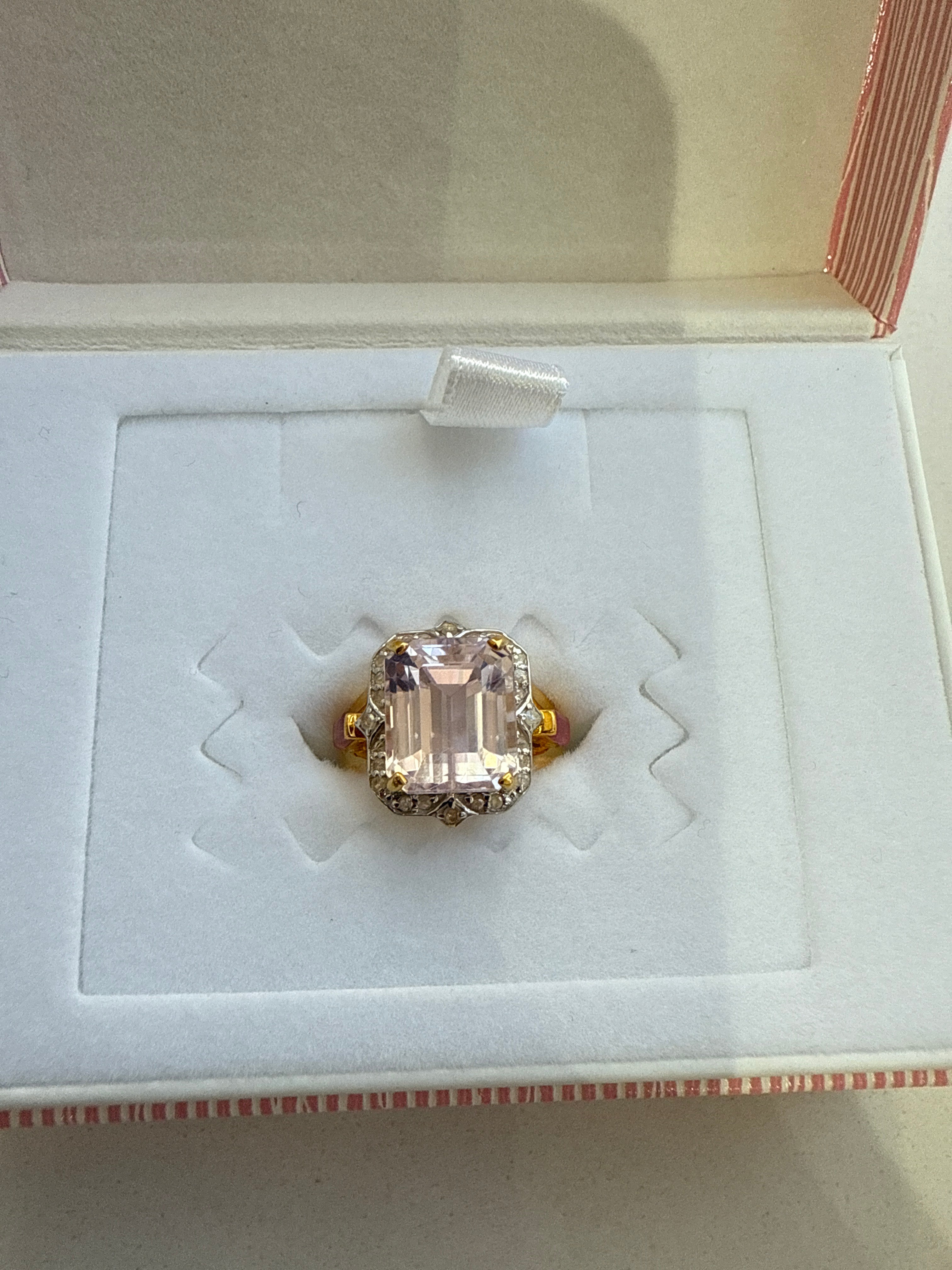 Kunzite Ring