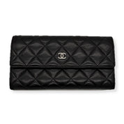 Chanel | Classic Flap Long Wallet | Lambskin | Silver Hardware