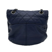 Chanel | Small Accordion Crossbody Bag | Lambskin | Silver Hardware