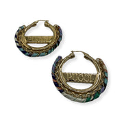 Emilio Pucci | Hoop Earrings | Gold Hardware