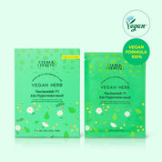 CHOROK CHORONG VEGAN HERB NIACINAMIDE 5%  JEJU PEPPERMINT MASK (10PCS)