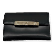 Cartier | Love Collection Trifold Wallet | Leather | Silver Hardware