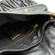 Miu Miu | Matelassé Coffer Hobo Bag | Leather | Gold Hardware