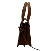 Bvlgari | Turn-lock Clasp HandBag | Leather |Gold Hardware