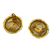 Chanel | CC Clip On | Gold Hardware