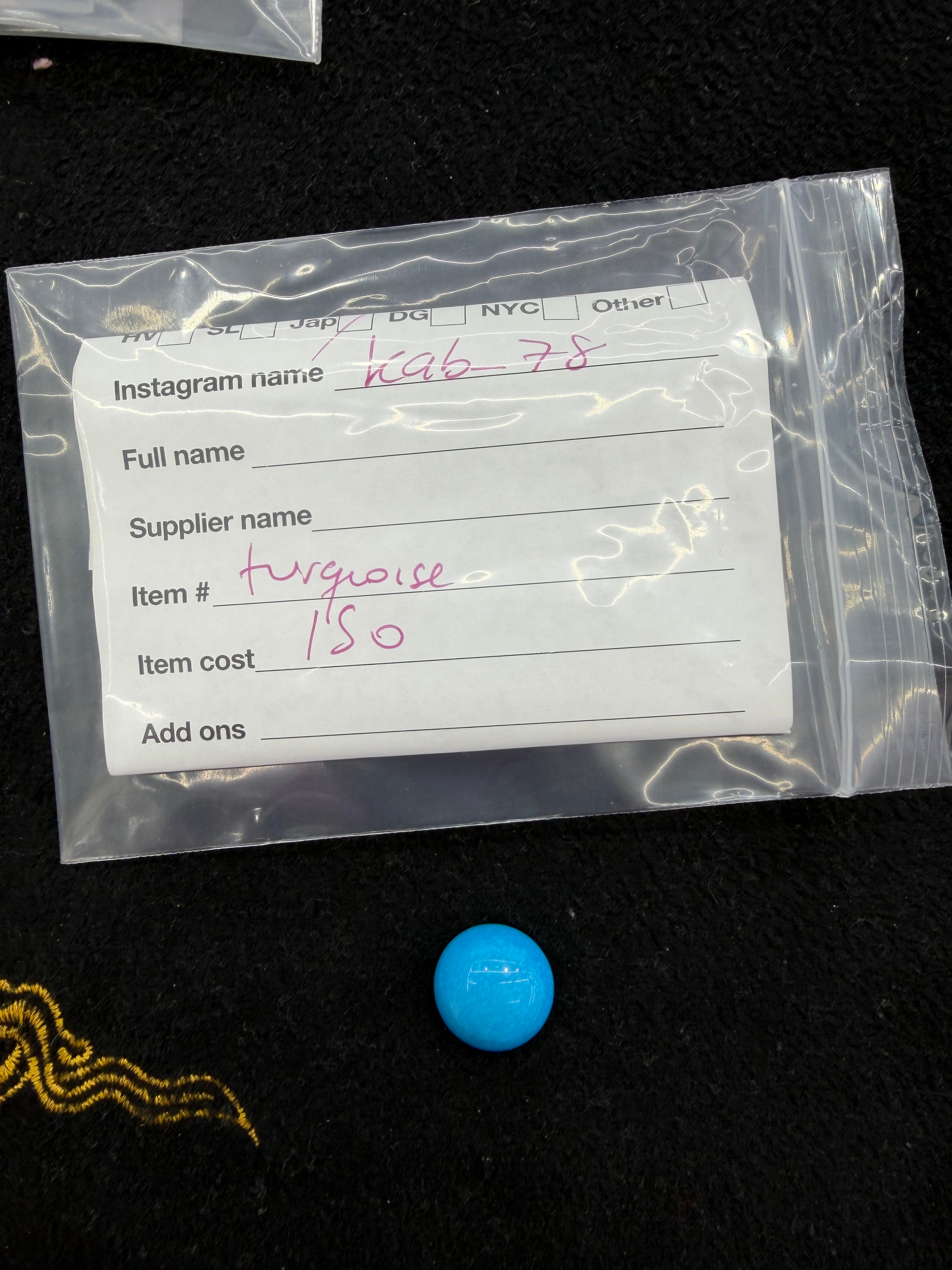 Kab_78 turquoise stone