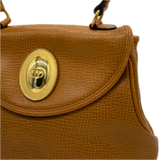 Christian Dior | Vintage CD Logo Handbag | Leather | Gold Hardware