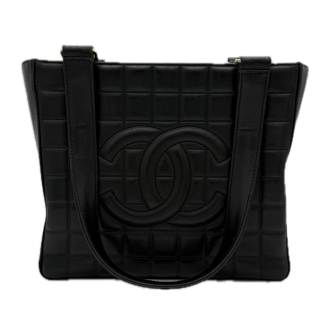 Chanel | Choco Bar Handbag | Lambskin | Gold Hardware