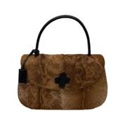 Gucci | Vintage Gucci Pony Hair Top Handle Bag | Pony Hair Leather