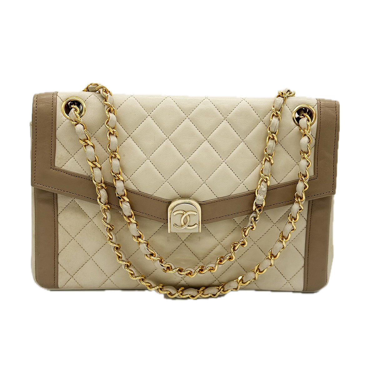 CHANEL | Matelasse Chain Hand Bag Lambskin | Gold Hardware