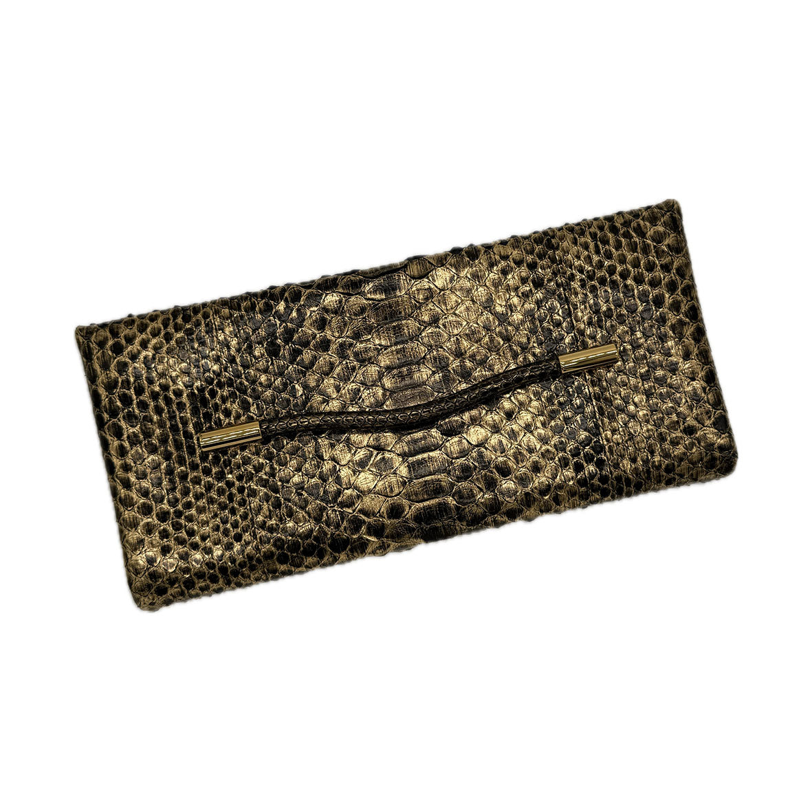 Tom Ford | Ava Clutch Bag | Python Skin| Gold Hardware
