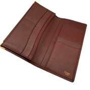 Cartier | Must de Cartier Bifold Long Wallet | Leather |Gold Hardware