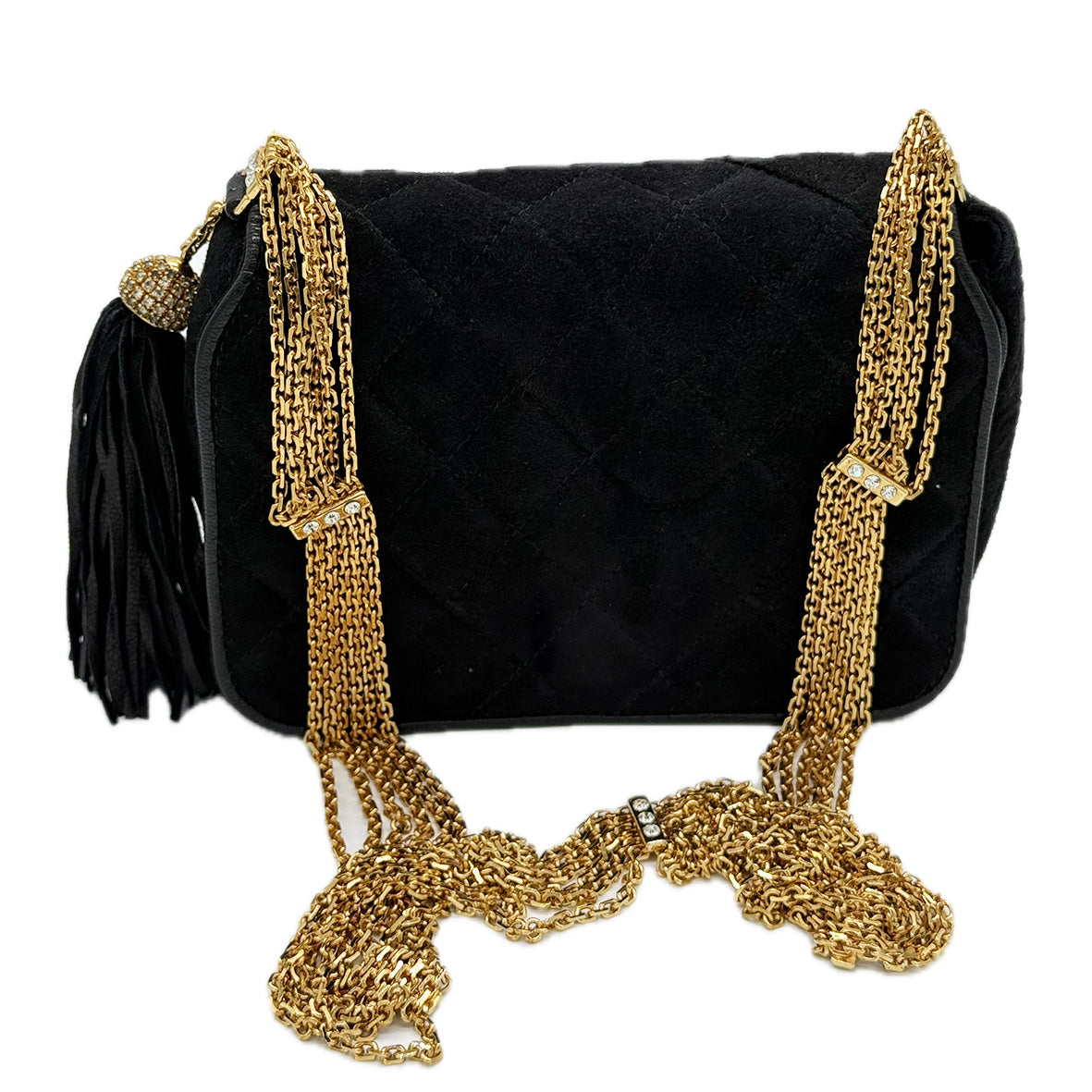 Chanel | Vintage Camera Bag | Suede | Gold Hardware