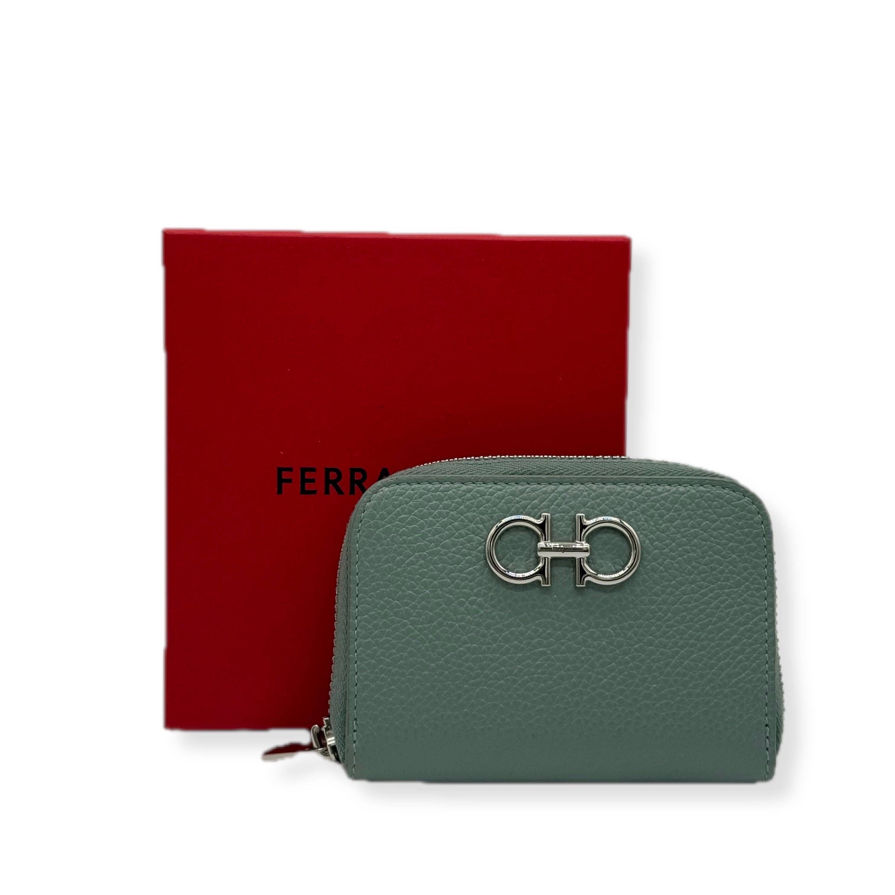 Ferragamo | Gancini wallet | Leather | Silver Hardware