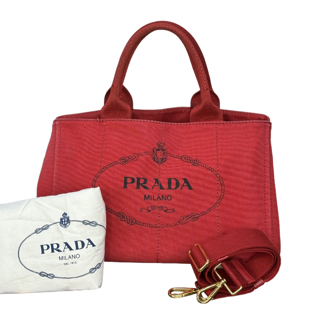 Prada Canapa Medium Tote