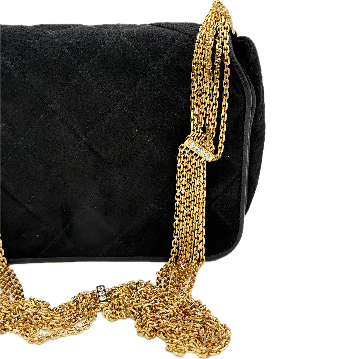 Chanel | Vintage Camera Bag | Suede | Gold Hardware