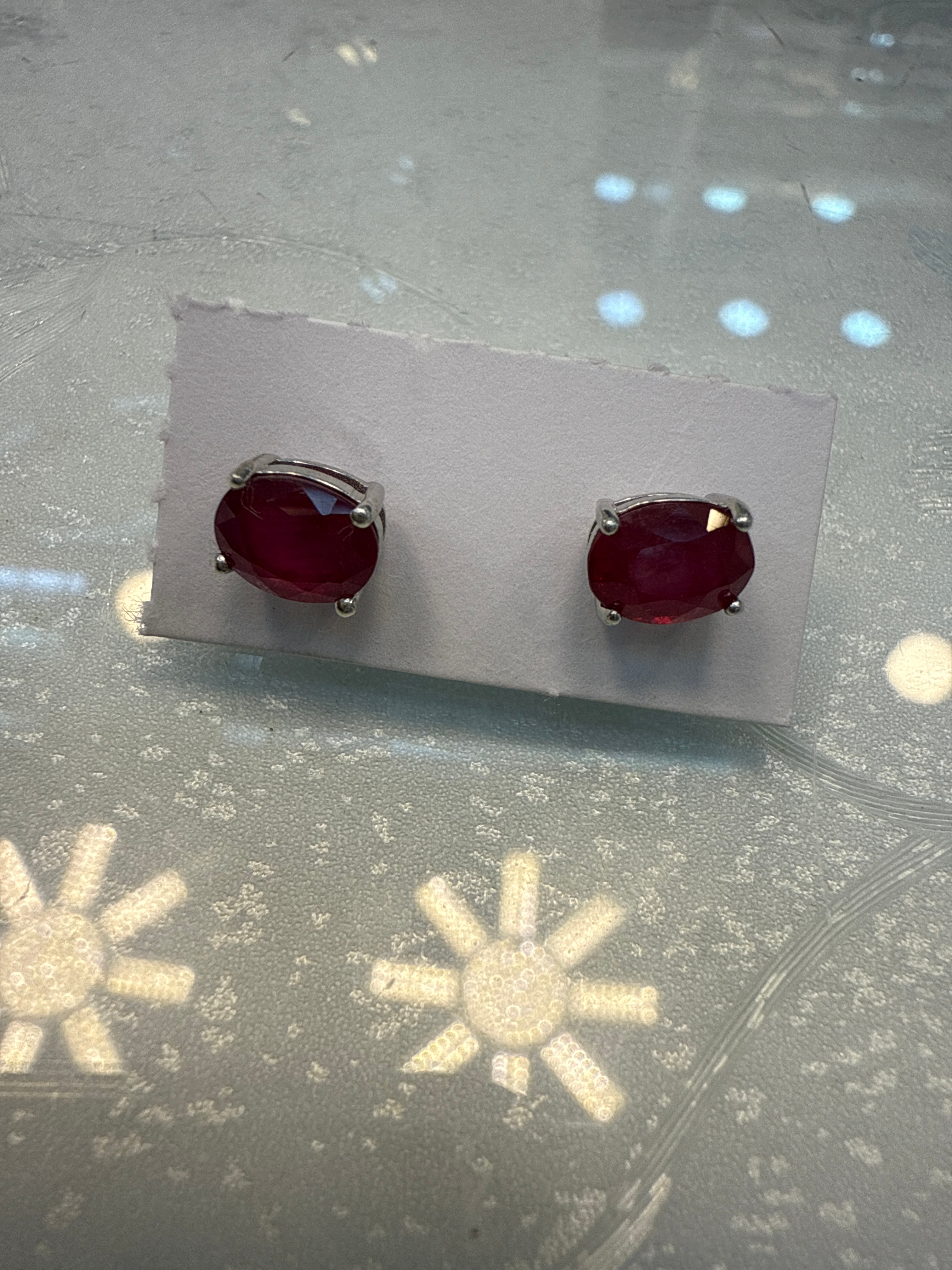 Ruby earrings Gabrielle bkk