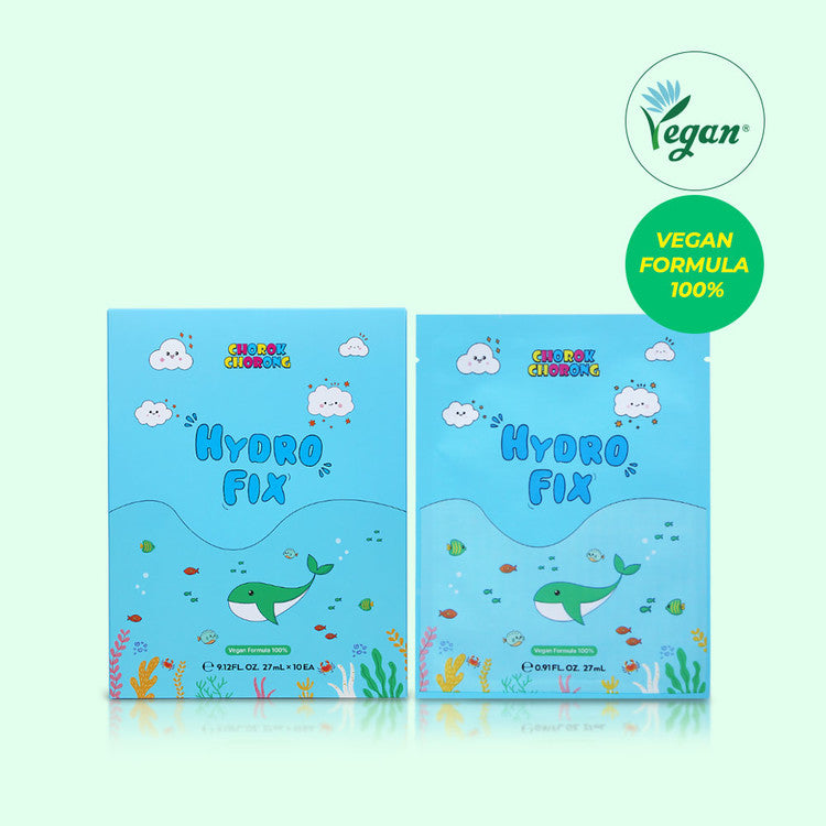 CHOROK CHORONG VEGAN HERB HYDROFIX MASK (27ml x 10PCS)