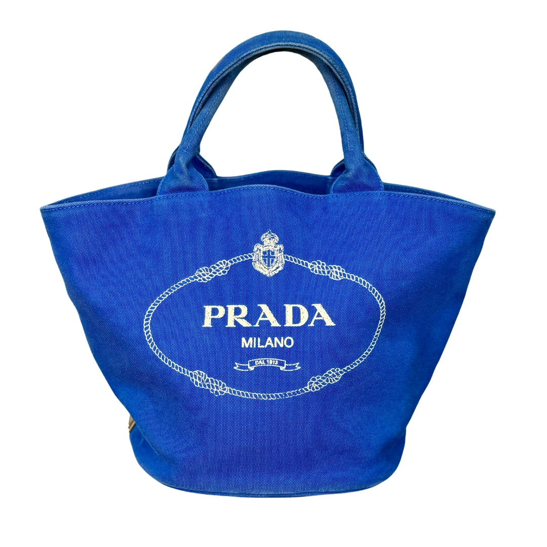 Prada Canapa Logo Satchel