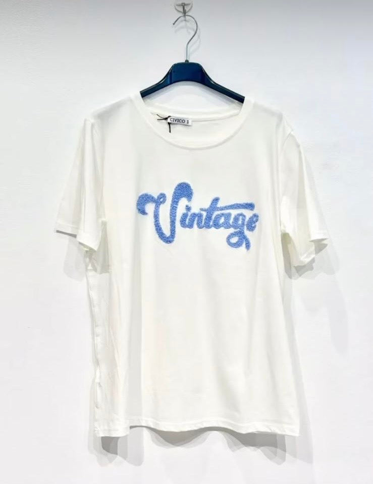 Vintage Tee Blue - Linda