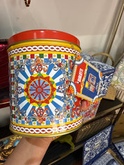 D&G induction 4 cup red - 2 coffee tins red