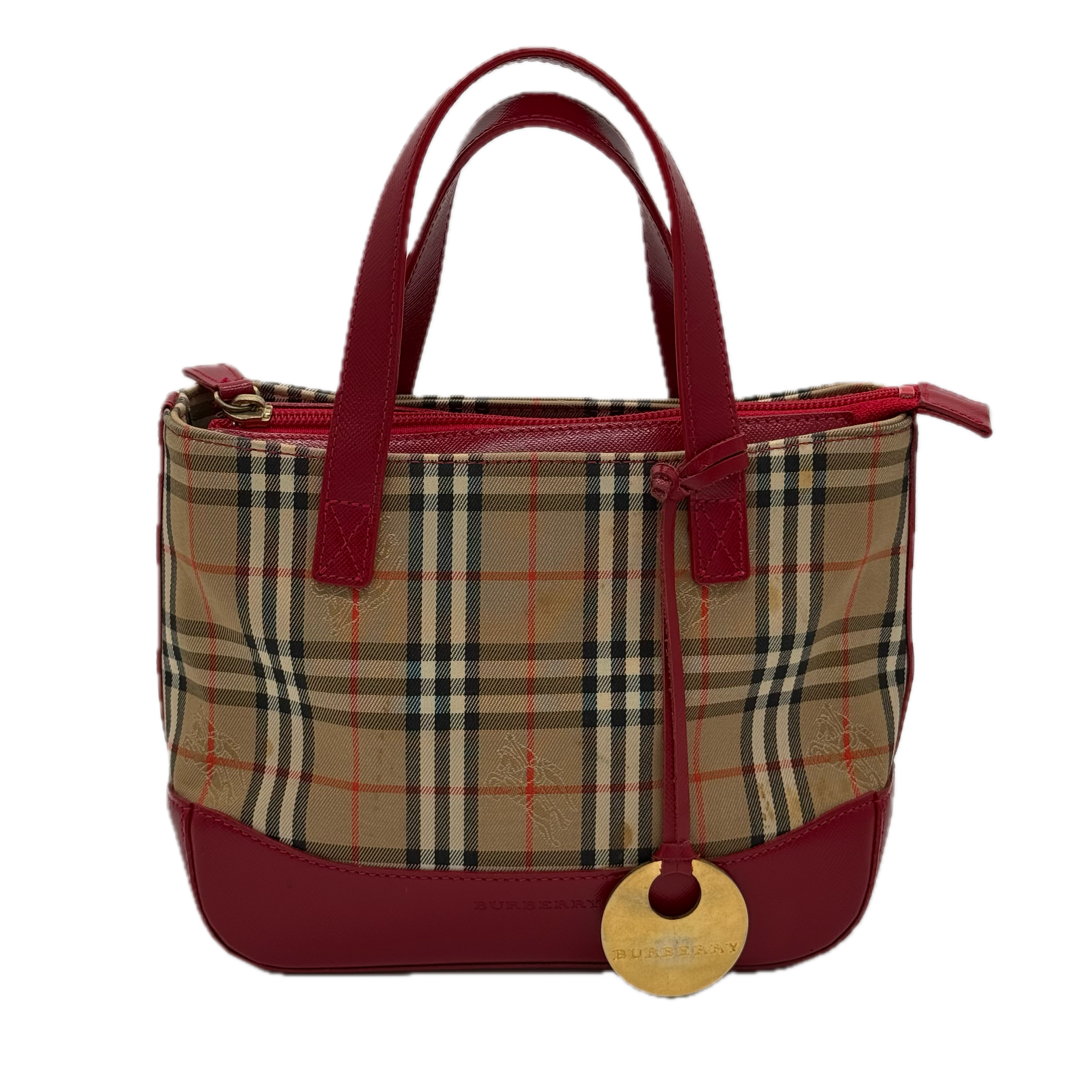 Burberry | Nova Check Handbag | Canvas | Gold Hardware