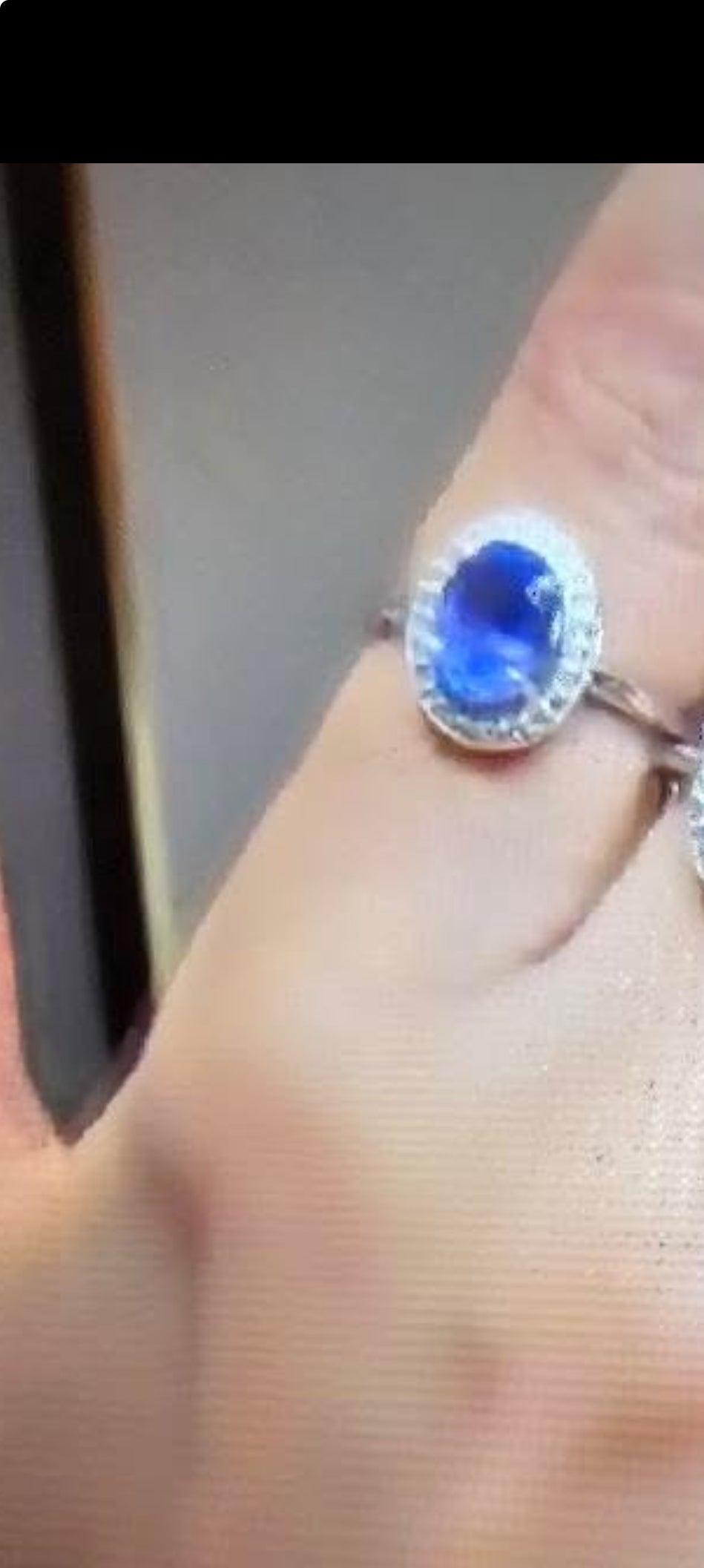 Joannevarga1 tanzanite ring size 8