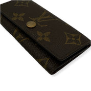 LV | Monogram Key Holder Case | Canvas | Gold Hardware