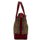 Burberry | Nova Check Handbag | Canvas | Gold Hardware