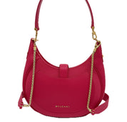 Bvlgari | Serpenti leather handbag | Hot Pink Leather | Gold Hardware