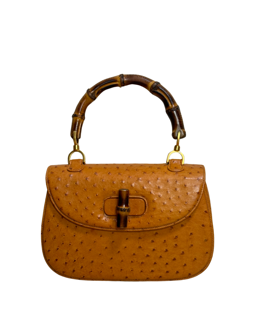 GUCCI 2 WAY BAMBOO HANDBAG