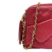 Chanel | Matelasse Fringe Crossbody Bag | Lambskin |Gold Hardware