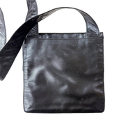 Chanel | Vintage Black Leather Messenger Bag (Excellent Condition)