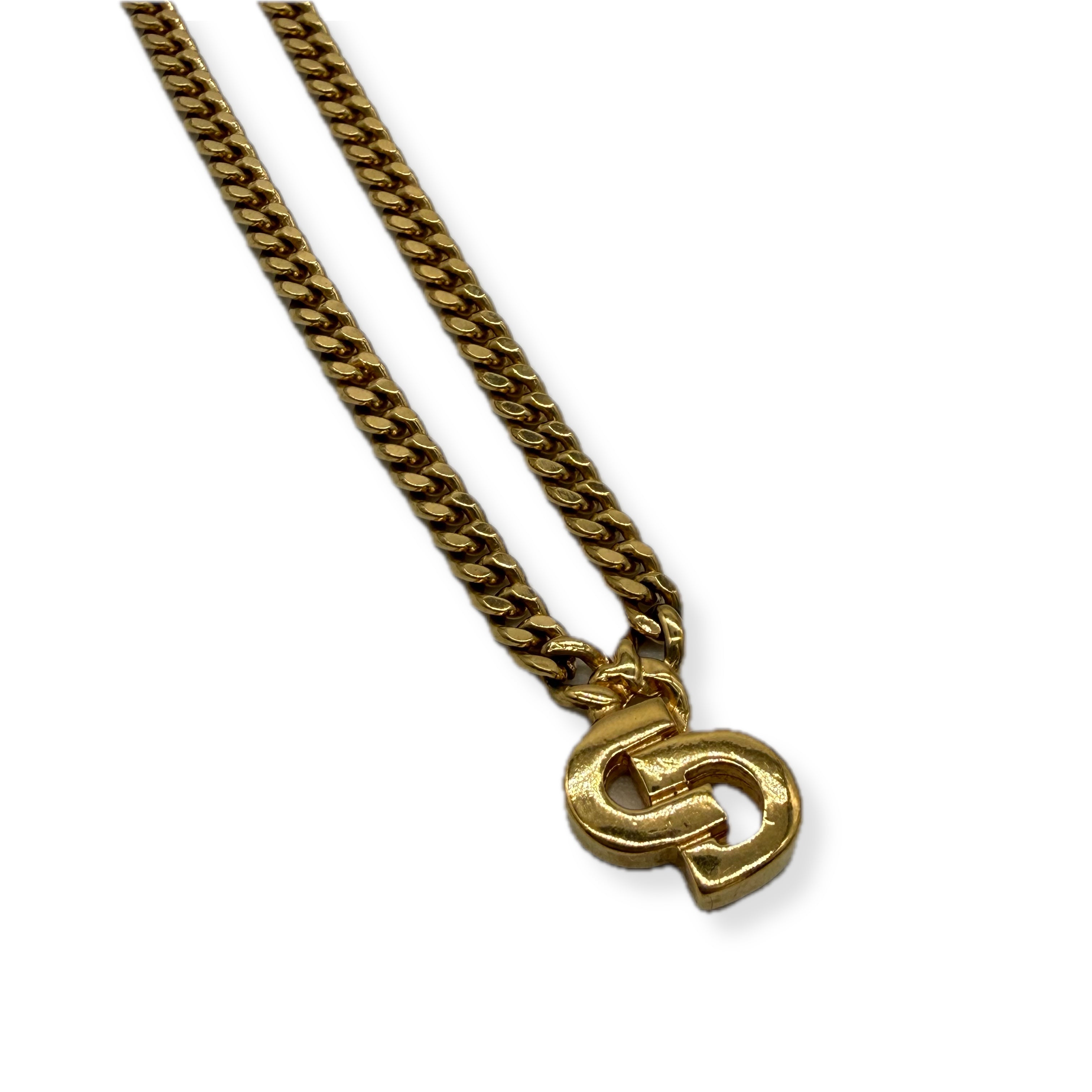 Dior | CD Logo Necklace | Gold Hardware