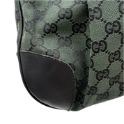 Gucci | Monogram Drawstring Shoulder Bag | Canvas | Gold Hardware
