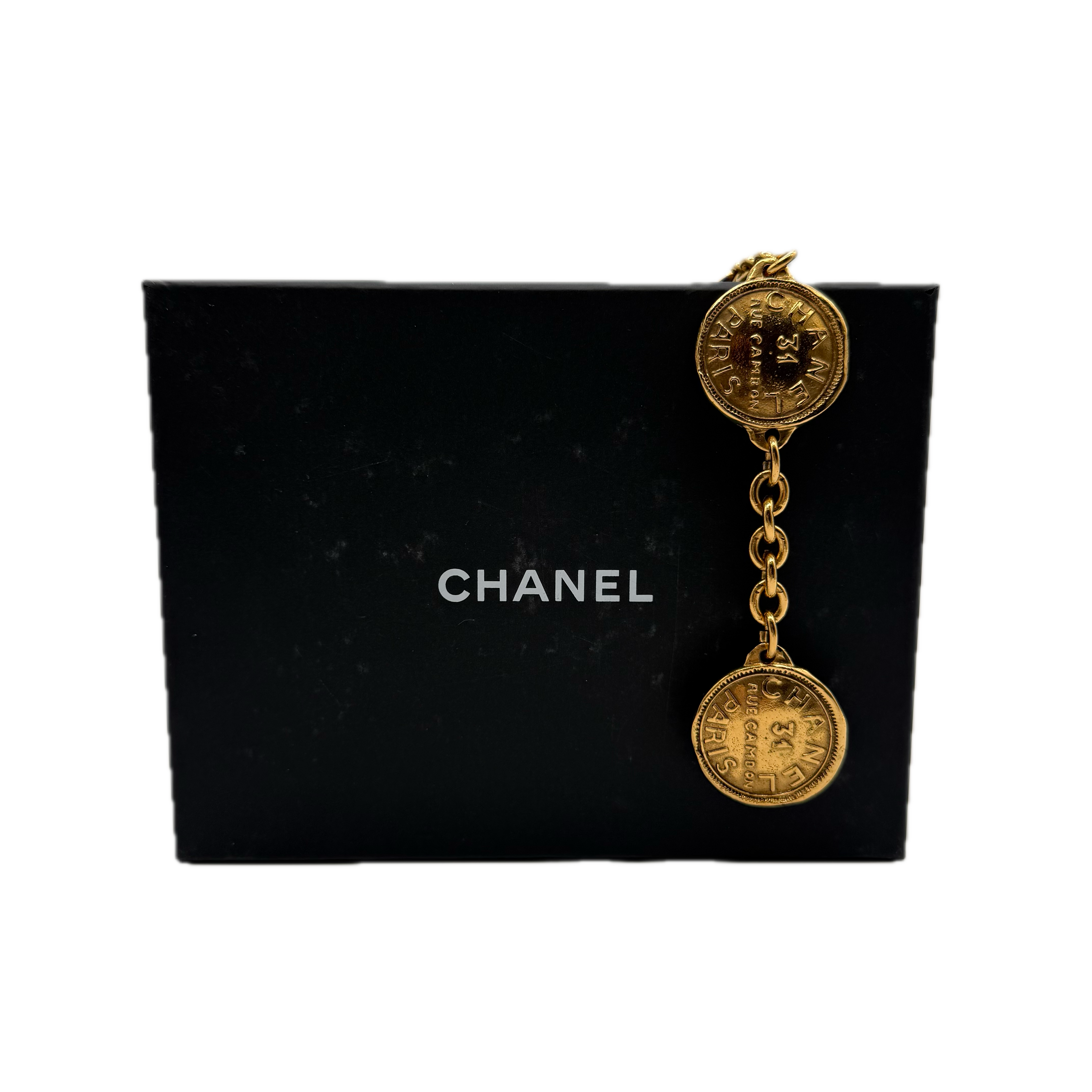 Chanel | Vintage Rue Cambon Medallion Chain Belt | Gold Plated